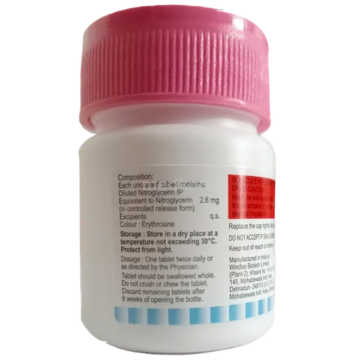 vas gtn 2.6 tablet 30's